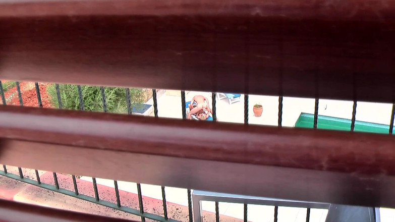 German Porn: Blonde Poolside Double Penetration Ecstasy