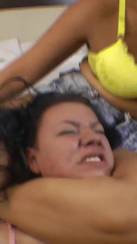 Scissor Lesbian Domination Games University - Feel My Strong Legs Bitch!
