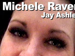 Edge Interactive Publishing: Michele Raven &amp; Jay Ashley naakt zuigen sperma in het gezicht