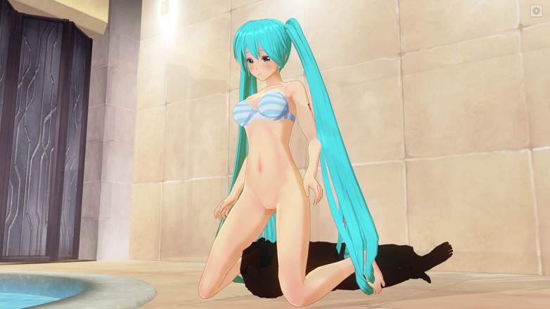 H3DC: 3D Hentai Miku ottiene orgasmo cunnilingus