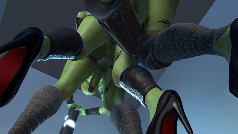 Wraith Futa: Futa Ork Стоя В Анальном Поезде