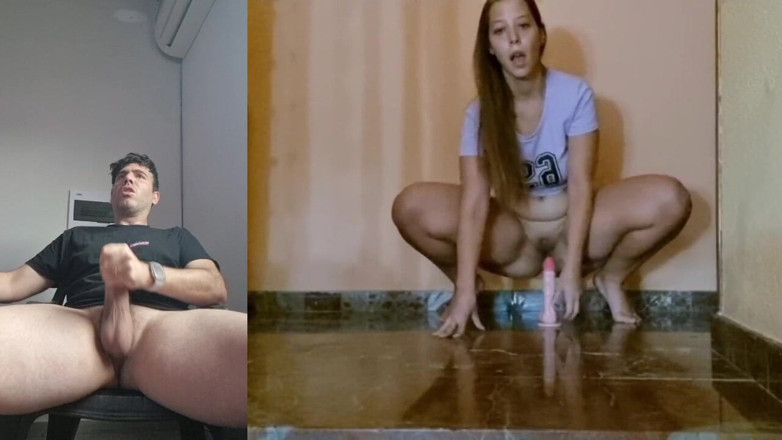 Latinascachondas: I Show My Friend How I'm Going to Ride Him...