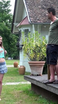 Brunette Teen Ria hill gets soaked in piss while sucking and fucking during kinky anal sex session