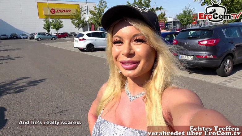 EroCom: German outdoor blinddate with big tits muscle teen outdoor
