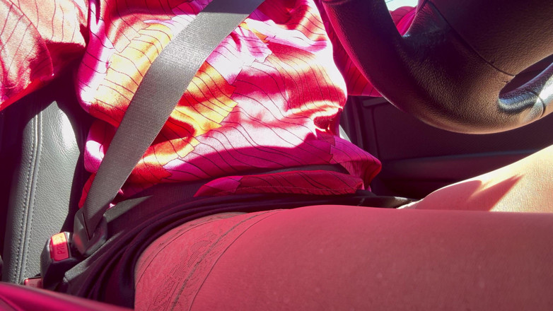 Step Mommy: I Pulled Over and Rubbed My Pussy in the Car...