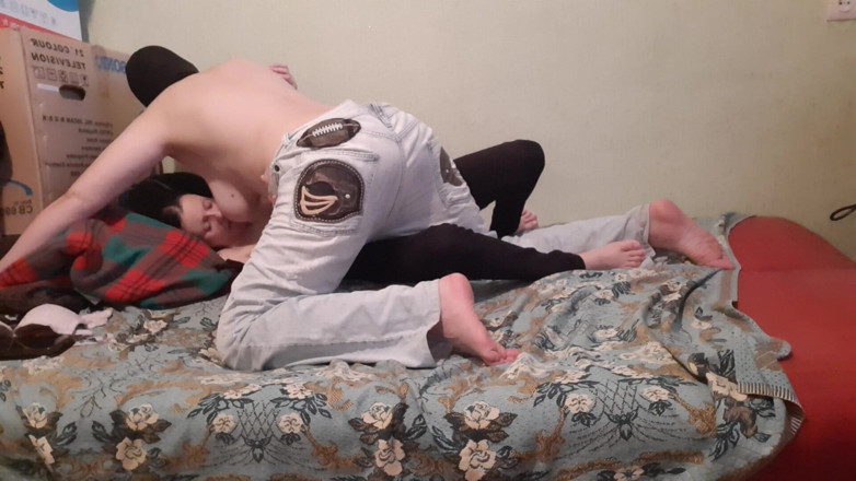Lesbian-candys: While My Stepmother Rubs Against Me, I Lick Her Large...