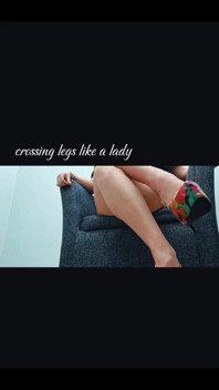Leg Crossing in Colourful Steve Madden