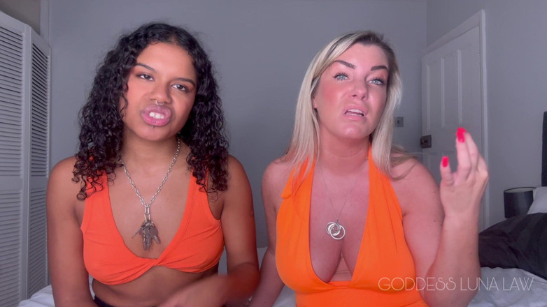 Goddess Luna Law: Le perfide ragazze sorprendono joi - dea luna law e miss...