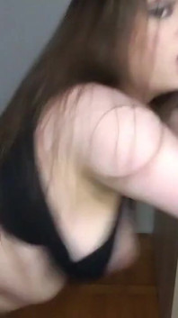 Shaking My Stomach and Breasts Hard, Side View