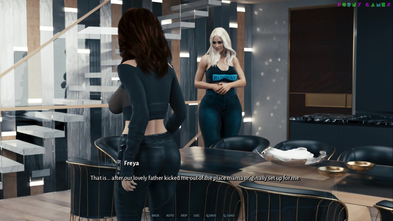 Porny Games: 1thousand의 Cybernetic 유혹 - 예기치 않은 쓰리섬, 애널과 블로우 34