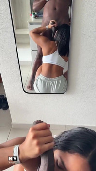 Un delizioso pompino casual