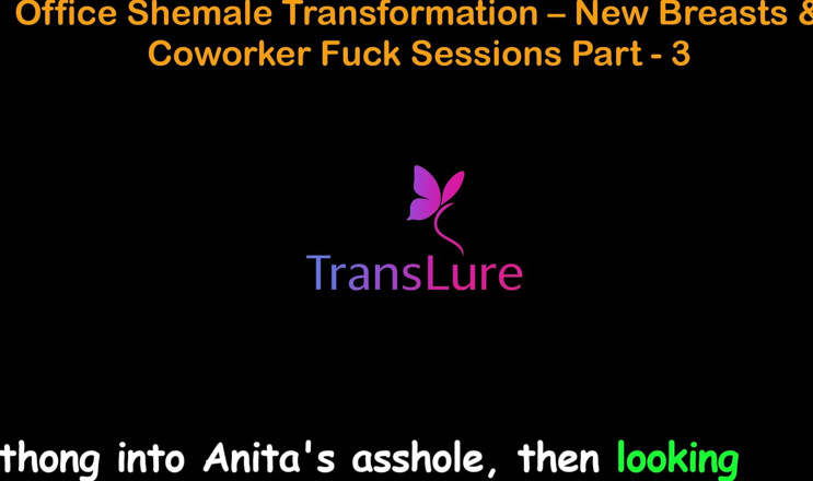 TransLure: अंग्रेज़ी ऑडियो सेक्स कहानी - ऑफिस किन्नर परिवर्तन - नए स्तन और सहकर्मी चुदाई सत्र - भाग 3