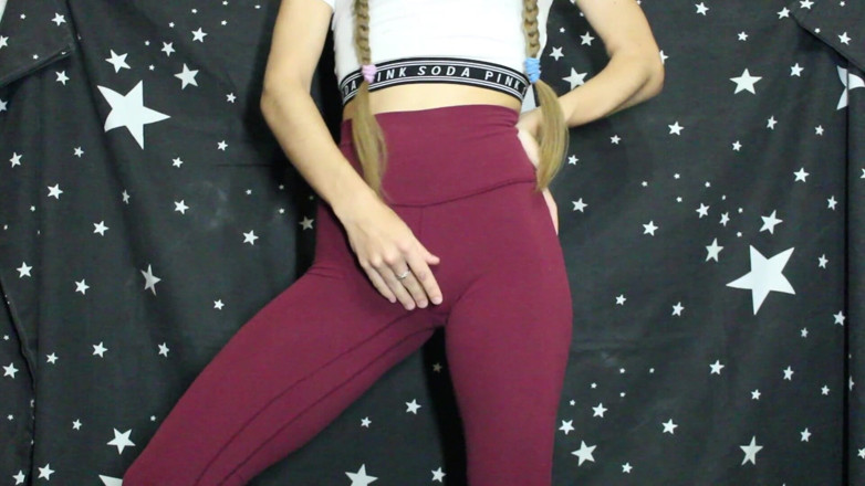 Angel_solo: Striptease. trying on clothes. Leggings and jeans