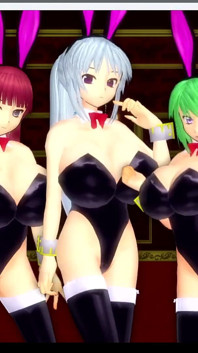 La ragazza batte eroe 3 0,05 ragazze conigliette 2 (boko877)