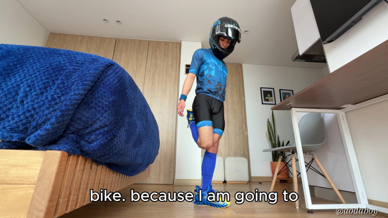 Aodaboy: Suit Bike and Cum