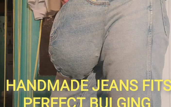 Monster meat studio: Enormes jeans abultadas a una manera hecha a mano de...