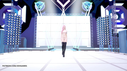 3D-Hentai Games: [MMD] Kep1er - su! Ahri Seraphine Kaisa bollente danza nuda league...