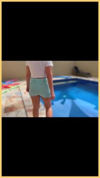 Wifey Wet Shirt in the Pool with Perfect Braless Tits