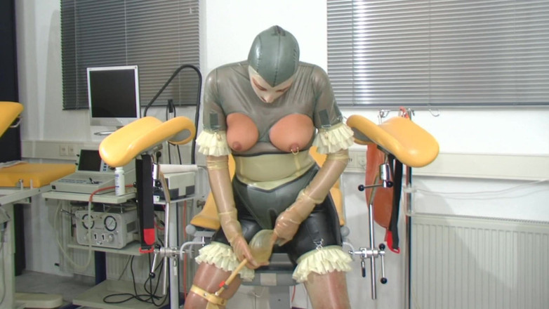 Rubber & Clinic Studio - 1ATOYS: Pisspants - full rubber gyn pissing