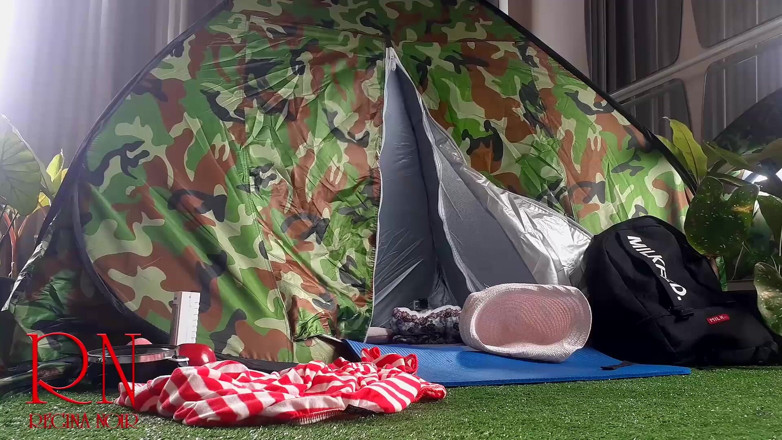 Regina Noir: Sex in camp. A stranger fucks a nudist lady in...