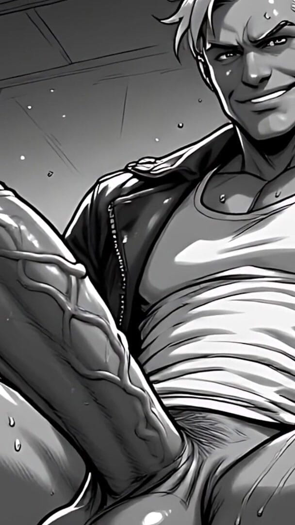 Erotic Men Comic Style Art (Erotic Man)
