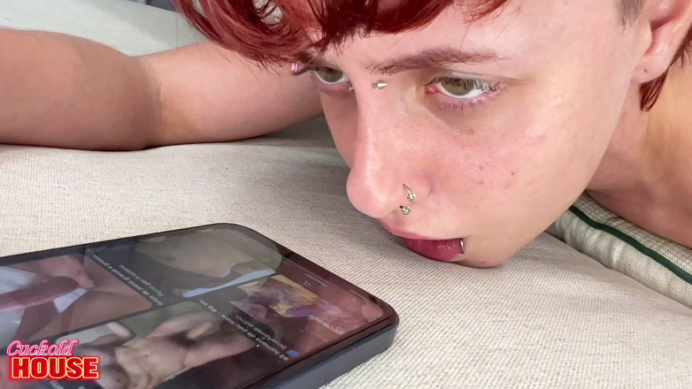 CuckoldHouse: Man with a Big Dick Fucking a Very Naughty Non-binary...