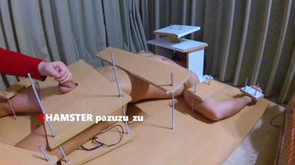 Pazuzu_zu: Femdom feet tickling and tease. Handjob with ruined orgasm