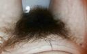 Cute Blonde 666: Extreme hairy bush underwater