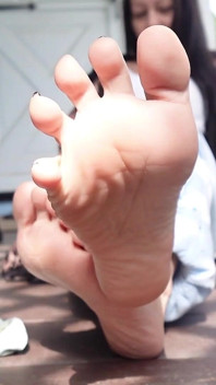 아침 발 무시