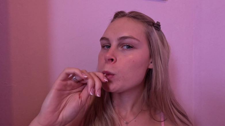 HotPrincessUA: Pink Talk Sweet Temptation with a Lollipop