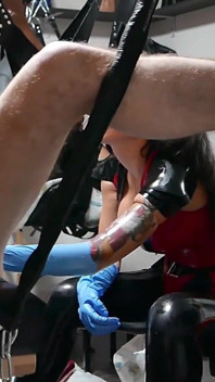 Adelina Noir and Anna Petrovna Extreme Anal Games Fisting