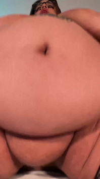 Big Belly SSBBW Angel Riding a Huge Cock Sex Doll