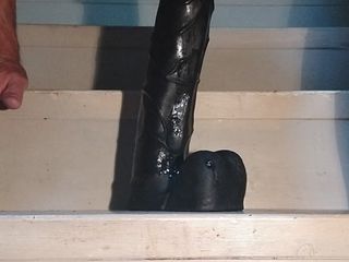 dragontrainer5: Un CD baise des godes énormes et une baguette vibromasseuse en...
