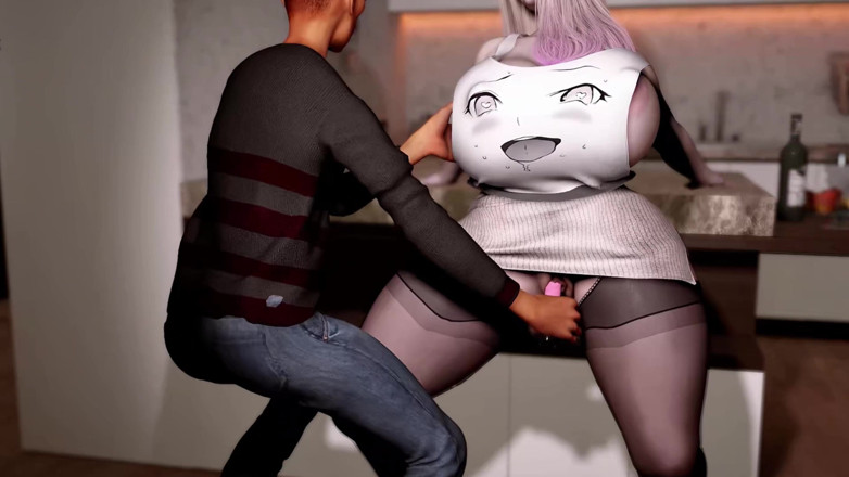 Why fuck so hard: 3D tette enormi bella donna puttana bionda prende in giro...