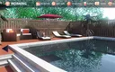 Porny Games: Midnight Paradise by Lewdlab - Fun by the Poolside, Soft BDSM...
