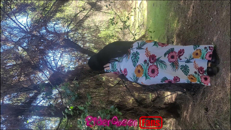 Riderqueen BBW Step Mom Latina Ebony: Riderqueen Bersendirian, di luar, Video Peminat