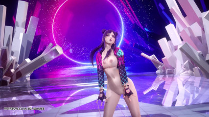 3D-Hentai Games: [MMD] (G) I-DLE - Tomboy, danza caliente desnuda Ahri Akali Evelynn Kaisa,...