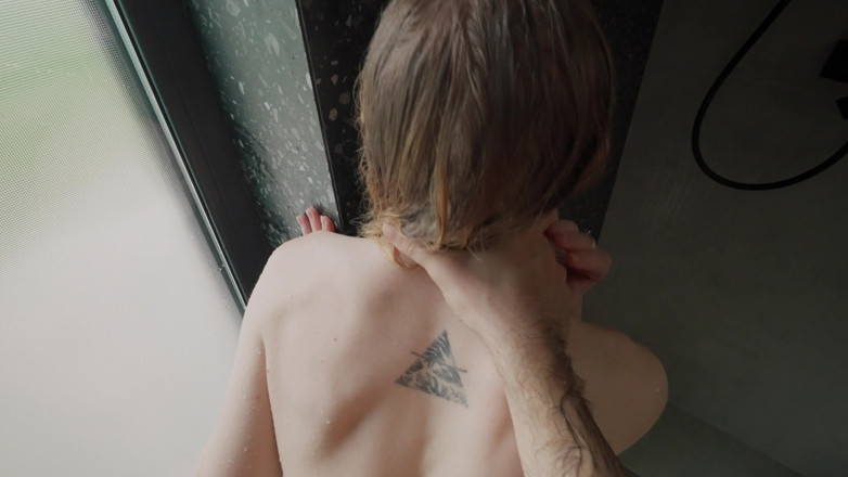 Luna and Sage: Steamy Shower Sex - Real Amateur Couple BJ, Doggy &amp; Facial