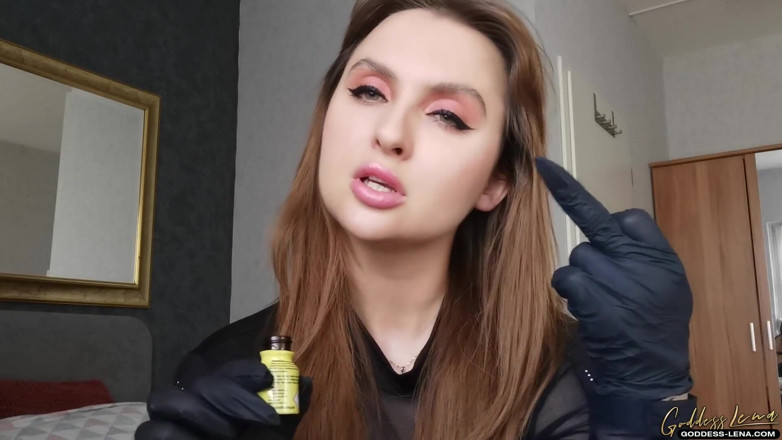 Goddess Lena: Cuckold cum eater