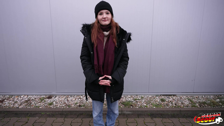 German Scout: German Scout - Flexible Ginger Teen Olivia Westsun at Pick up...