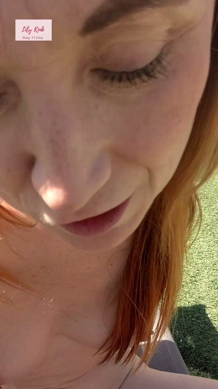 Lily kink: Cougar MILF Outdoor Dirty Talk Pussy Spread Foot Job