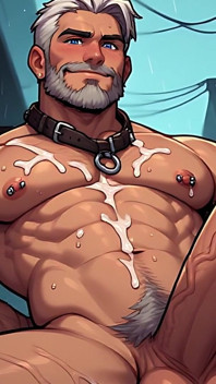Erotic Art Cum on Chest