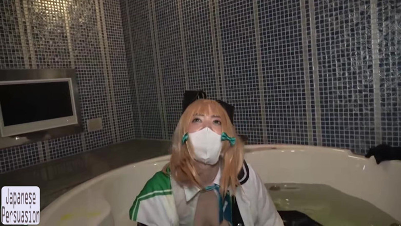 Far east hentai works: Creampie halaman selepas jakuzi, adegan langsing yang suka bermain bertukar...