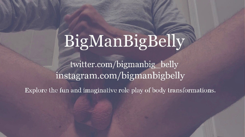 BigManBigBelly: マッスルジョックは破裂するために私をフルポンプ