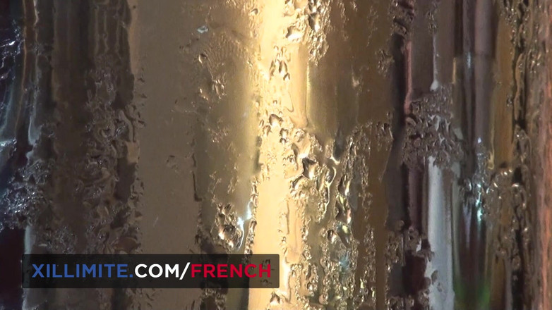 French girls at work: Жорстке подвійне проникнення в готельному номері