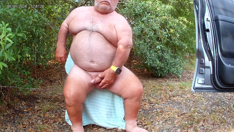 Mark Fletcher: Mark Fletcher Eating My Cum Again in the Woods
