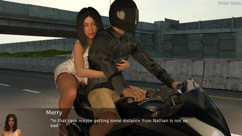 XXX Games Bunk: Projekt hotwife - Gameplay - rollenspiel - ehefrau zeigt sie beim fahren auf...