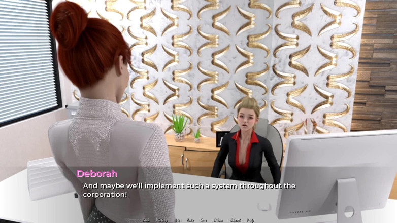 Dirty GamesXxX: Mutare în jos: soțul mănâncă pizda soției sale dominante sub biroul...
