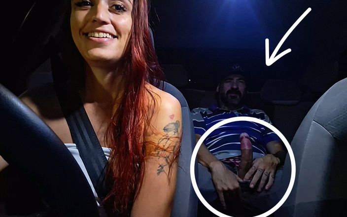 FannySquirting: Verheirateter App-fahrer erwischt beifahrer beim masturbieren