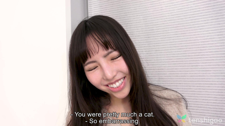 Tenshigao: Cat cafe minami sato bugün bizi sikmeye geliyor